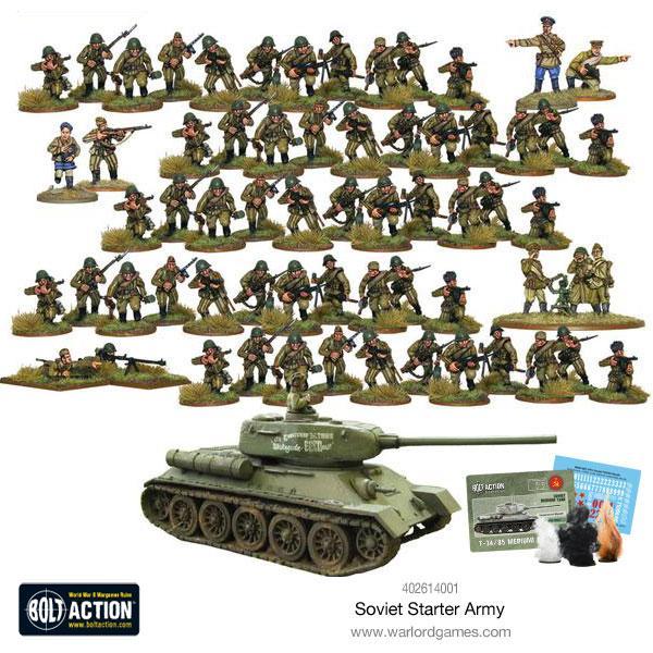 Bolt Action Soviet Starter Army et tous les autres starters vous permettent de revivre la bataille emblématique des Ardennes de la deuxieme guerre mondiale