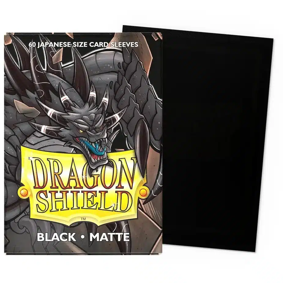Découvrez les Japenese Sleeves Matte Black par 60, parfait pour protéger vos decks pour Yu-gi-oh de façon sur et de qualité
