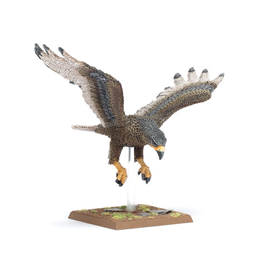 Découvrez les Old World High Elf Realms : Grand Aigle des Royaumes Hauts Elfes, un leader ou porte étendard obligatoire dans toute armée de Haut Elfes