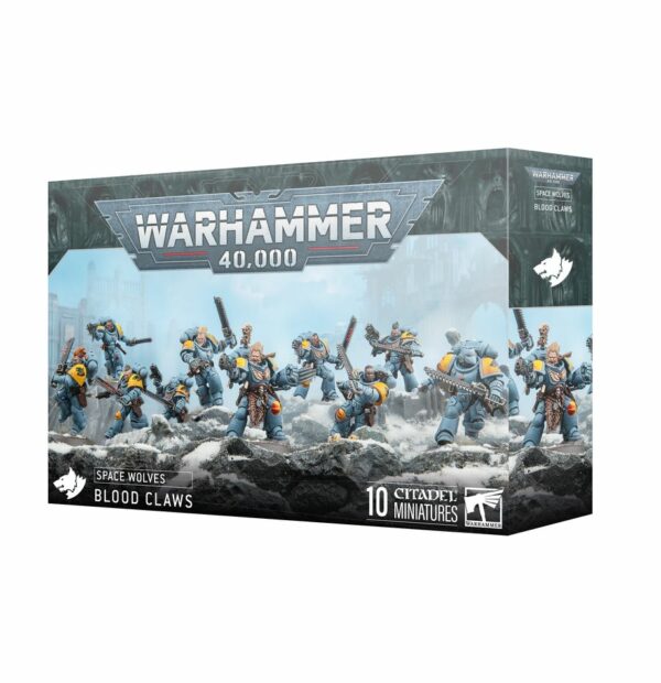 Découvrez Blood Claws V10, une pièce maitresse pour votre collection Space Wolves. Le choix de ligne parfait pour aller à l'assaut des positions ennemis