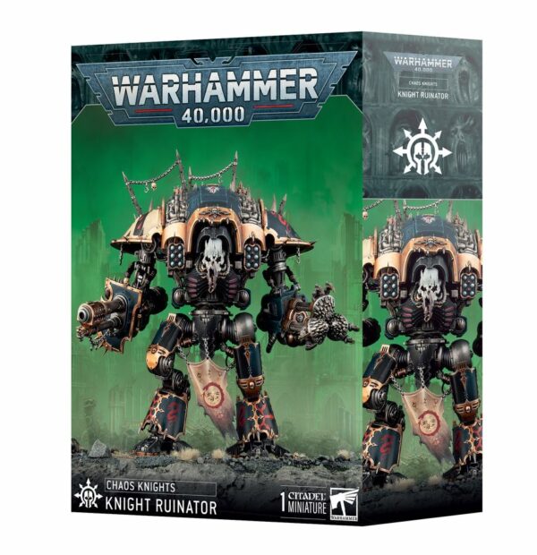 Chaos Knights : Knight Ruinator incroyable kit pour vos armées du Chaos , faites régner la terreur sur les champs de bataille.