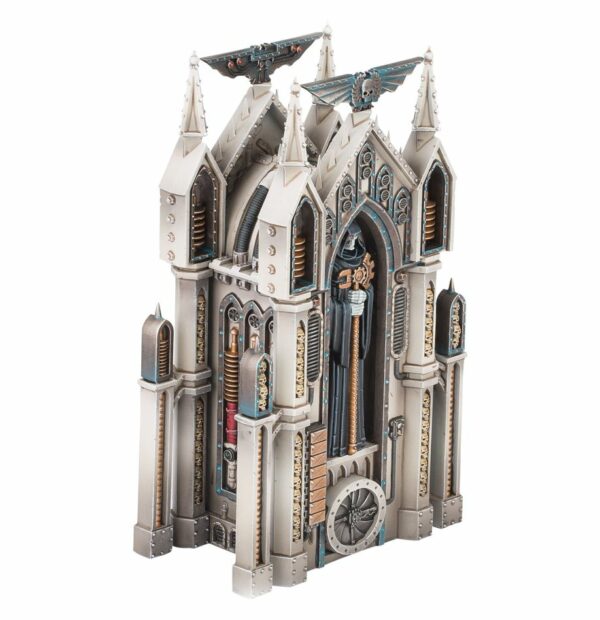 Renforcez votre champ de bataille avec une Battlezone Manufactorum Autochoral Transmitter, décors parfait pour remplir votre table de jeu