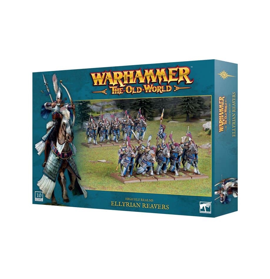 Découvrez les Old World High Elf Realms :Patrouilleurs Ellyriens, un leader ou porte étendard obligatoire dans toute armée de Haut Elfes