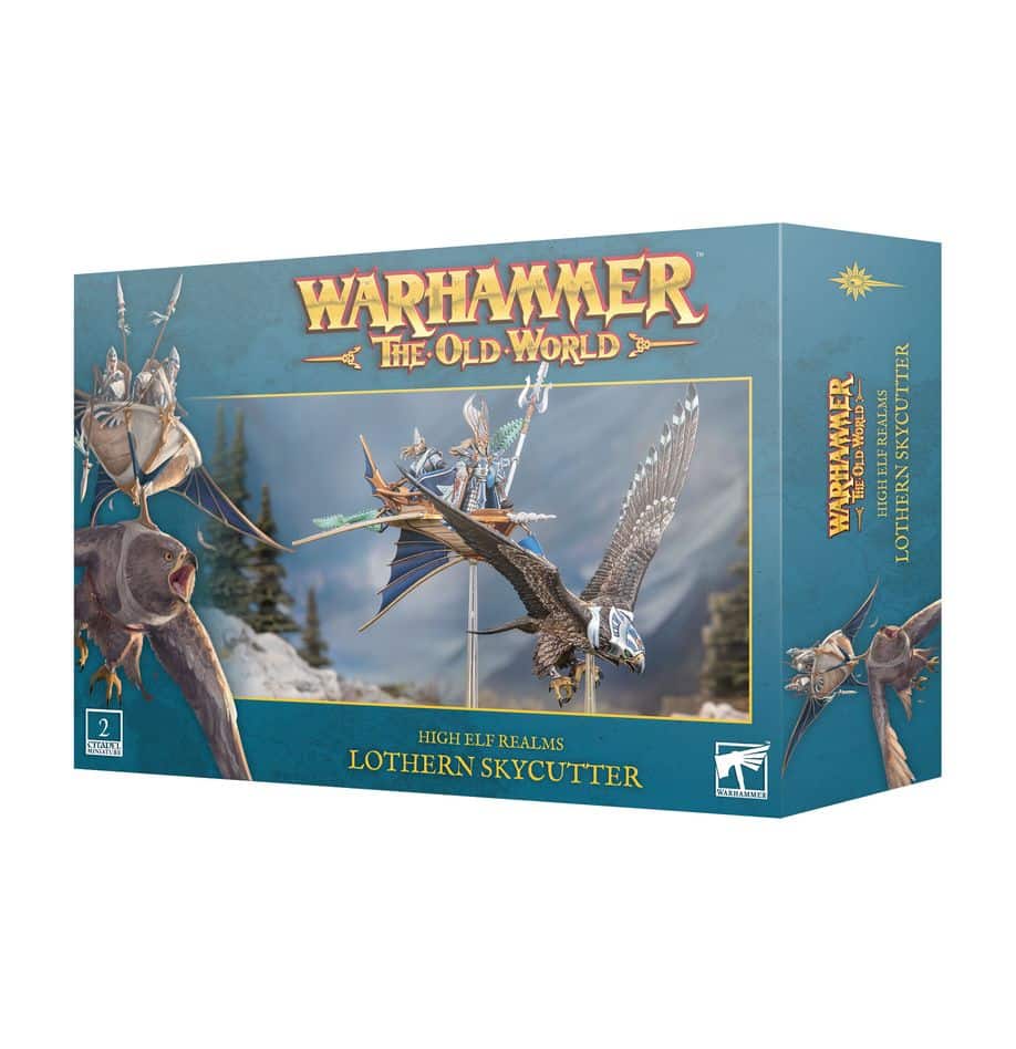 Découvrez les Old World High Elf Realms : Lothern Skycutter, un leader ou porte étendard obligatoire dans toute armée de Haut Elfes
