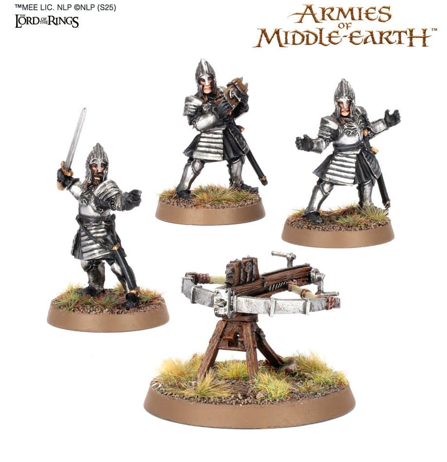 La Gondor Avenger Bolt Thrower : Une Arme d’Exception pour Défendre Minas Tirith, elle peut décocher une pluie de carreaux en un temps record