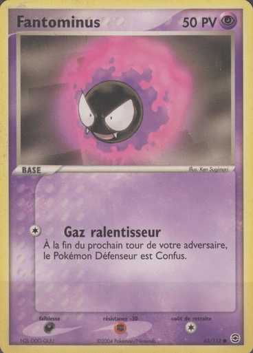 Fantominus reverse 63/112 Rouge Feu Vert Feuille est un moyen simple et original de collectionner votre série préféré. Les cartes sont protégées.