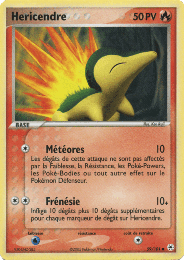 Hericendre reverse 59/101 Legendes oubliées est un moyen simple et original de collectionner votre série préféré. Les cartes sont protégées.