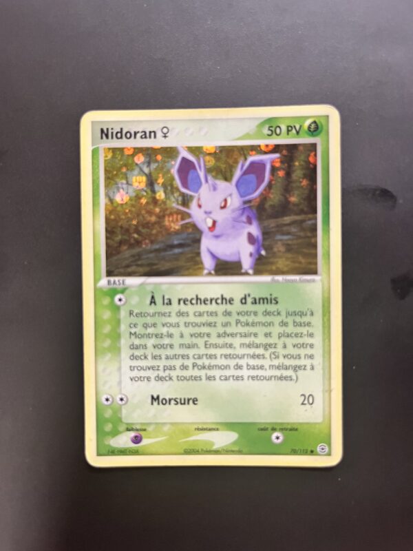 Nidoran reverse 70/112 Rouge Feu Vert Feuille – Image 2