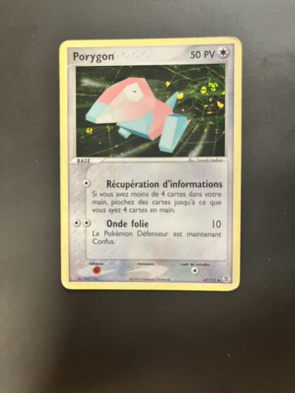 Porygon reverse 47/112 Rouge Feu Vert Feuille – Image 2