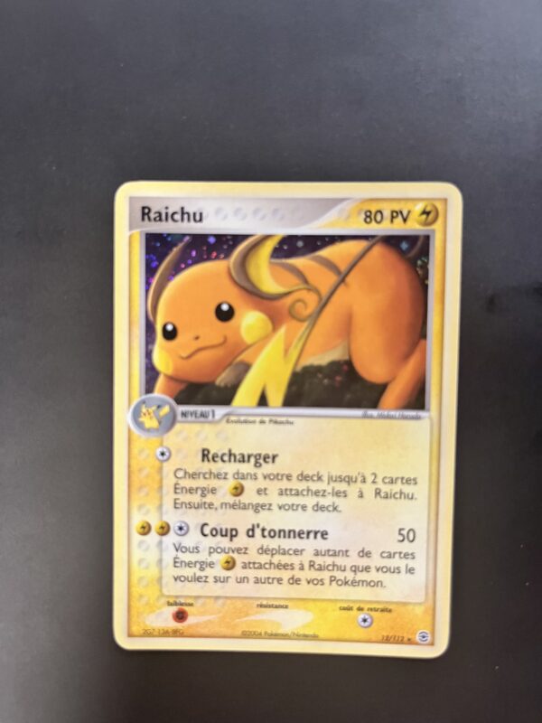 Raichu Holo 12/112 Rouge Feu Vert Feuille – Image 2