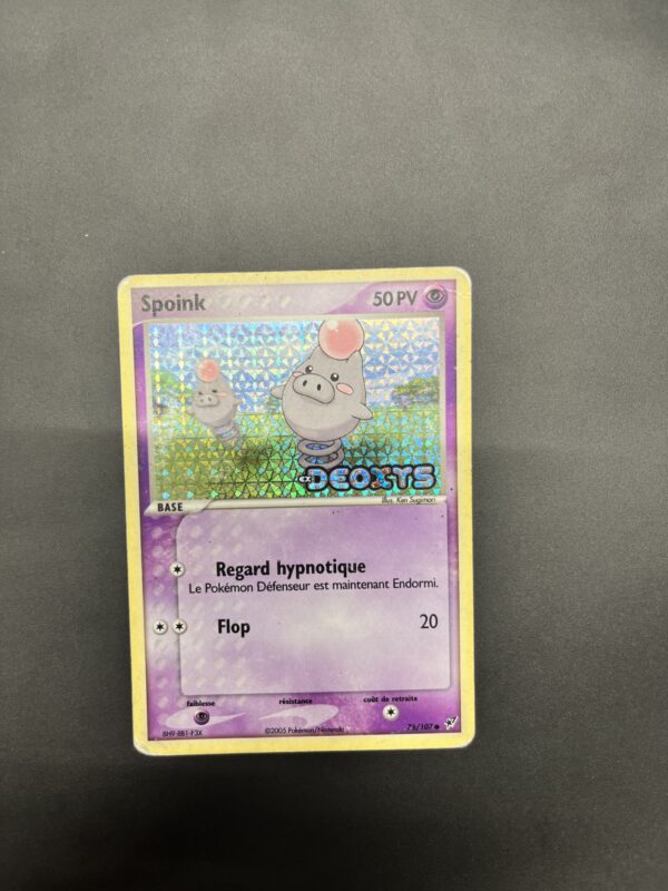 Spoink reverse 76/107 Deoxys – Image 2