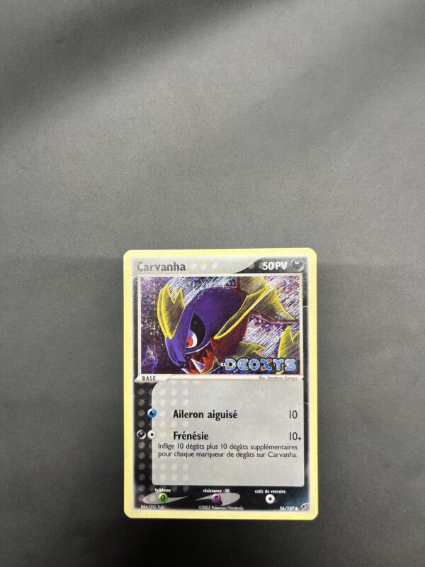 Carvanha reverse 56/107 Deoxys – Image 2