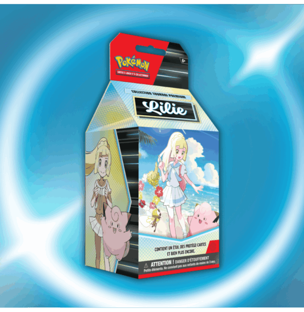 Pokemon Coffert collection Tournoi Premium Lilie VF Sortie 13.06