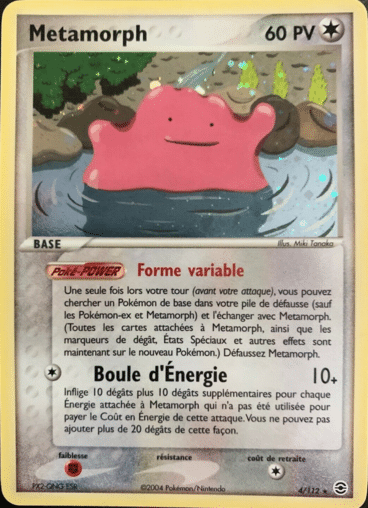 Metamorph Holo 04/112 Rouge Feu Vert Feuille est un moyen simple et original de collectionner votre série préféré. Les cartes sont protégées.