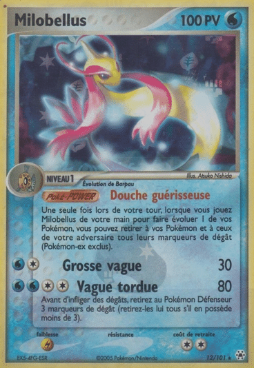 Milobellus Holo 12/101 Legendes oubliées est un moyen simple et original de collectionner votre série préféré. Les cartes sont protégées.
