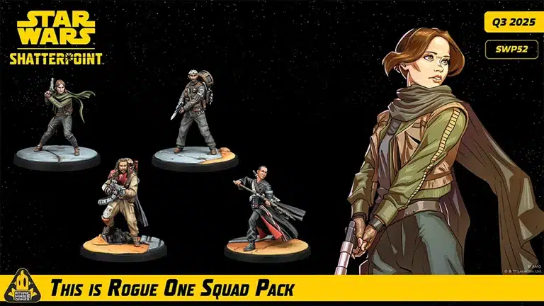 Shatterpoint - This is Rogue One, une nouvelle bande pour etoffer encore votre collection pour ce superbe jeu de figurines Star Wars Shatterpoint