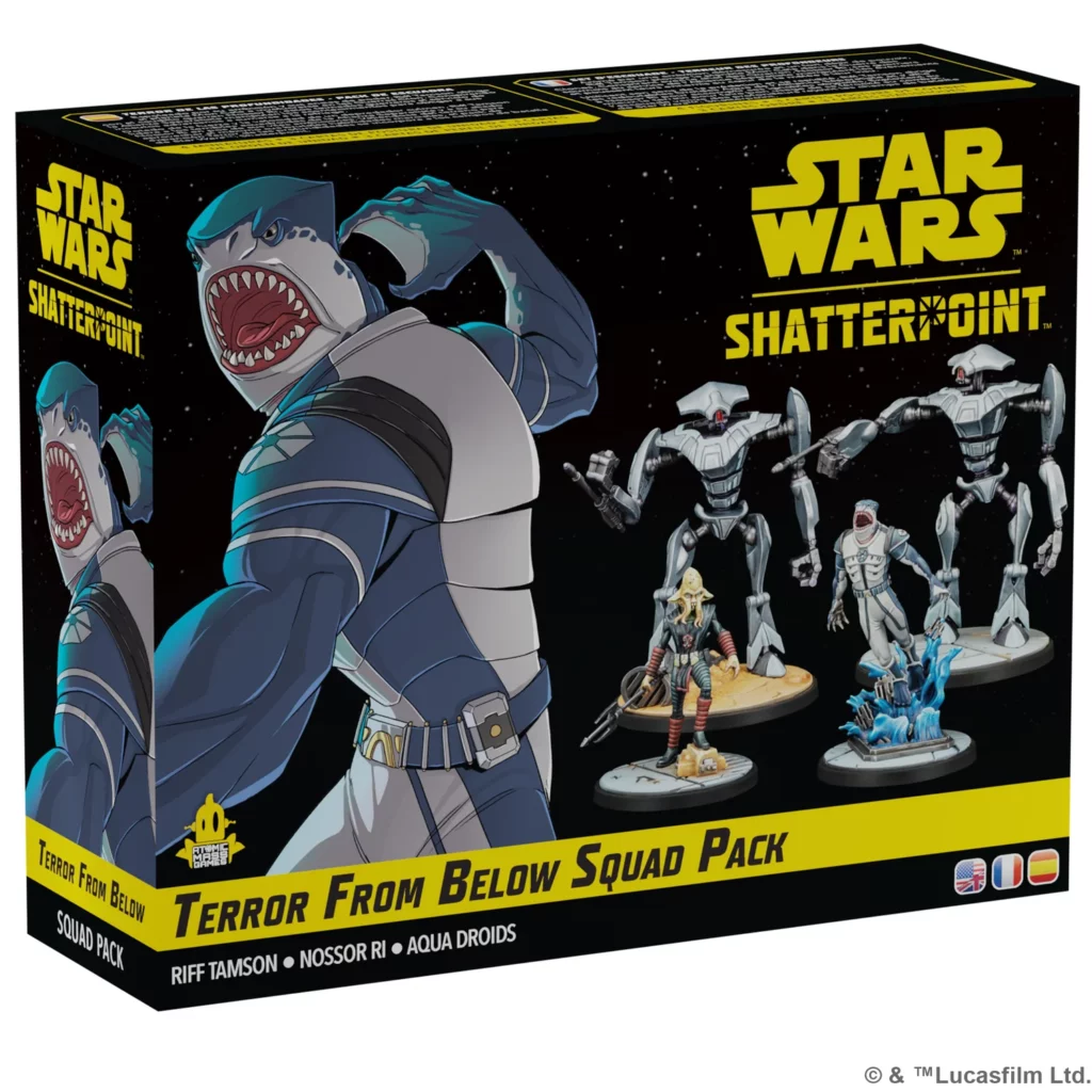 Shatterpoint - Terror from Bellow, une nouvelle bande pour etoffer encore votre collection pour ce superbe jeu de figurines Star Wars Shatterpoint