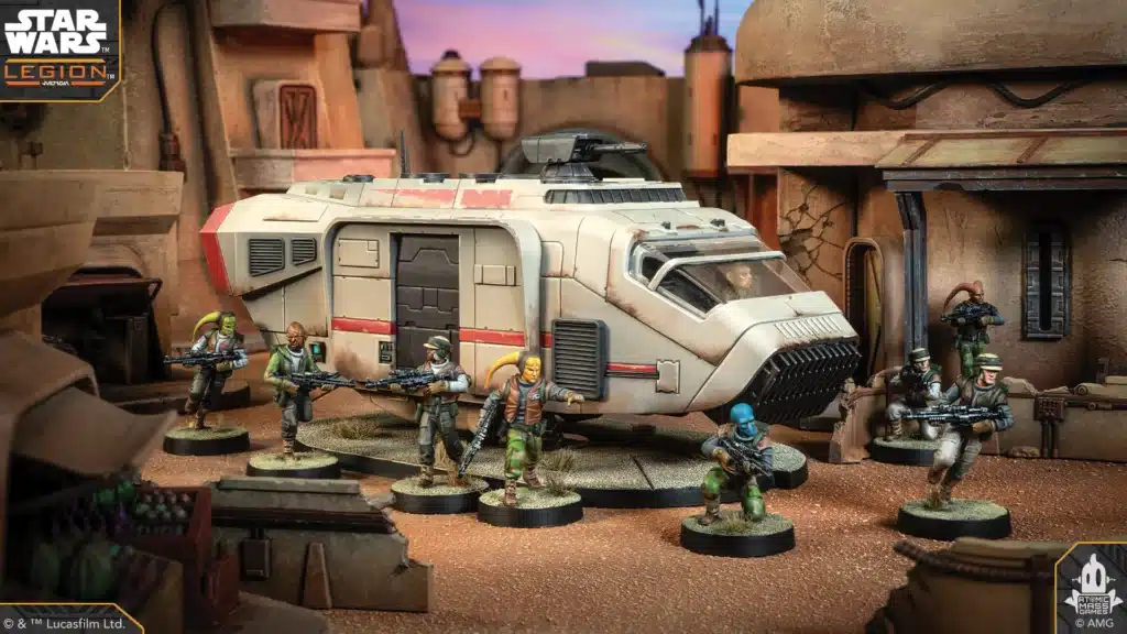 Découvrez une nouvelle unité pour les armées rebelles dans Star Wars Legion , avec Legion - A-A5 Speed Truck un transport utile et massif