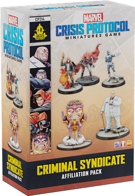 Découvrez MCP: Scindicate Affiliation Pack de nouveaux personnages pour le jeu de figurines Marvel Crisis Protocol , a découvrir absolument