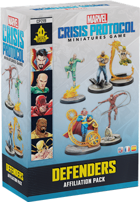 Découvrez The Defenders Affiliation Pack de nouveaux personnages pour le jeu de figurines Marvel Crisis Protocol , a découvrir absolument