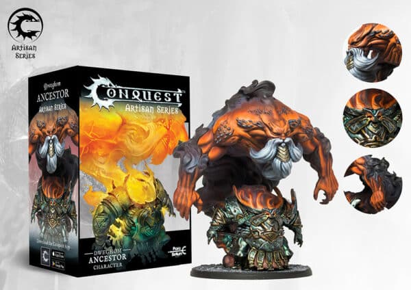 Conquest Ancenstor Artisan Series est la nouvelle boite de Para-bellum qui accompagne la sortie de leur nouvelle armée à orientation japonaise : les Yoroni