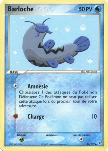 Barloche reverse 54/107 Deoxys est un moyen simple et original de collectionner votre série préféré. Les cartes sont protégées.