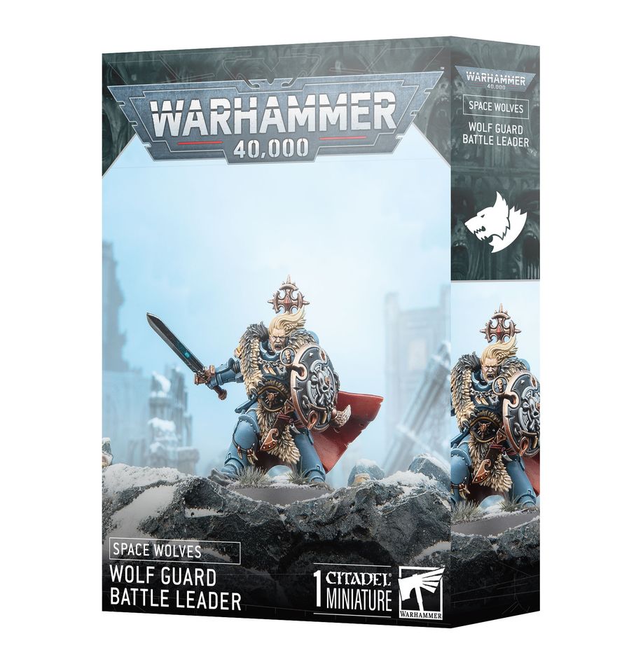 Découvrez le Wolf Guard Battle Leader V10, une pièce maitresse pour votre collection Space Wolves. Un leader parfait pour mener les assauts Space Wolves