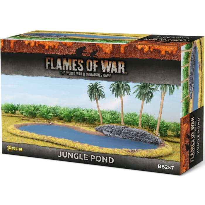BB257 Jungle Pond fait partie des nouvelles sorties pour la nouvelle extension de Battlefront miniatures pour le jeu Flames of War V4,:Pacific
