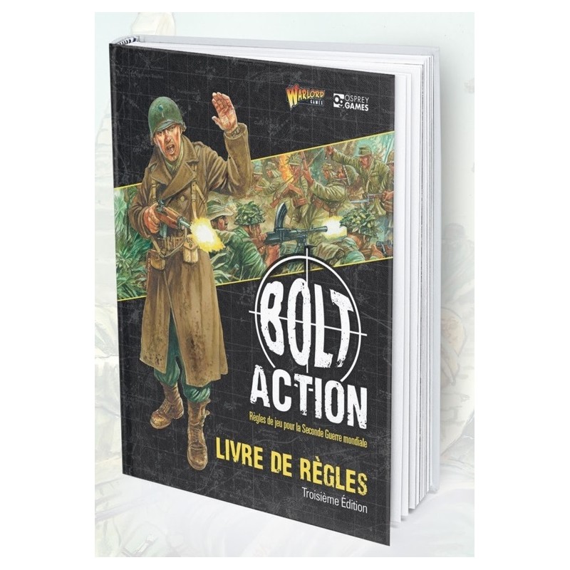 Bolt Action Livre de règles VF vous permet de revivre les batailles emblématiques de la deuxieme guerre mondiale sur le front de l'ouest