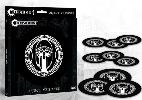 Conquest Objective Zones - City States est la nouvelle boite de Para-bellum d'accessoires qui facilitera vos parties de ce superbe jeu de figurines