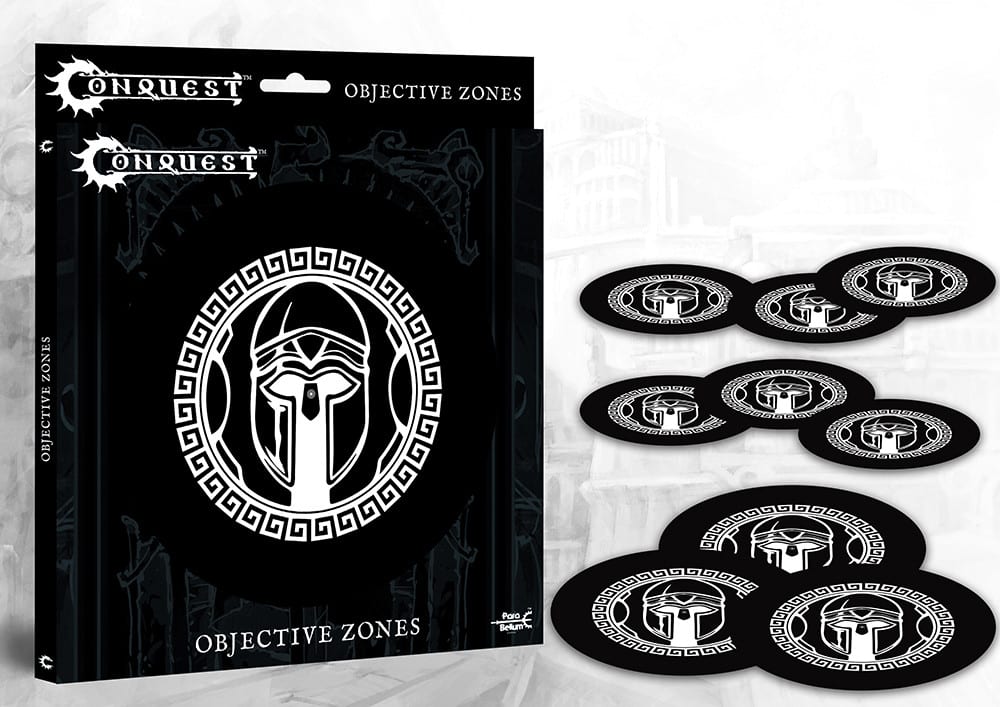 Conquest Objective Zones - City States est la nouvelle boite de Para-bellum d'accessoires qui facilitera vos parties de ce superbe jeu de figurines