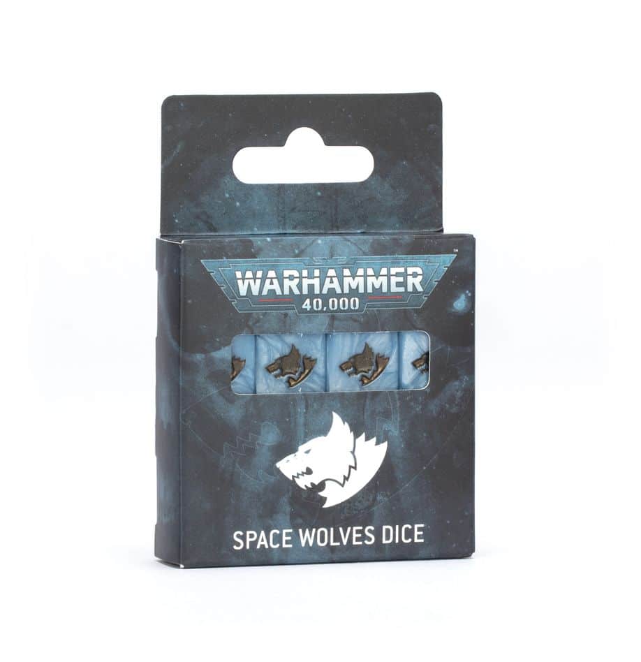 Découvrez les Space Wolves V10 Dice, un sublime set de dés avec le logo des Space Wolves pour affronter les ennemis de l'Imperium
