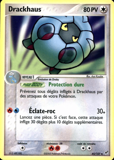 Drackhaus reverse 45/107 Deoxys est un moyen simple et original de collectionner votre série préféré. Les cartes sont protégées.