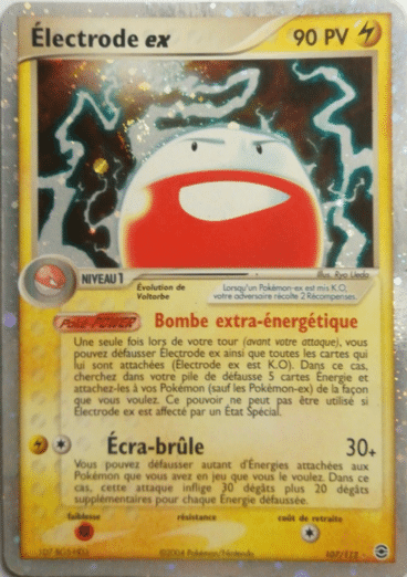 Electrode ex 107/112 Rouge Feu Vert Feuille est un moyen simple et original de collectionner votre série préféré. Les cartes sont protégées.