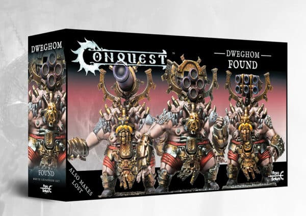 Conquest Found - Dweghom est la nouvelle boite de Para-bellum qui accompagne la sortie de leur nouvelle armée à orientation japonaise : les Yoroni