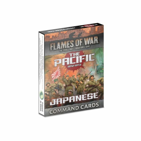 Japanese Command Cards fait partie des nouvelles sorties pour la nouvelle extension de Battlefront pour le jeu Flames of War V4,:Pacific