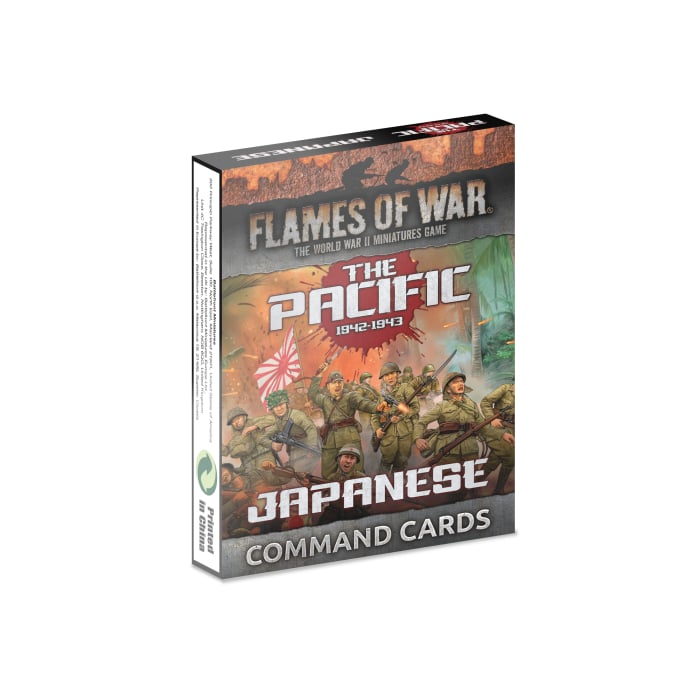 Japanese Command Cards fait partie des nouvelles sorties pour la nouvelle extension de Battlefront pour le jeu Flames of War V4,:Pacific