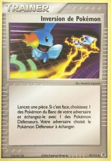 Inversion pokemon reverse 97/112 Rouge Feu Vert Feuille est un moyen simple et original de collectionner votre série préféré. Les cartes sont protégées.