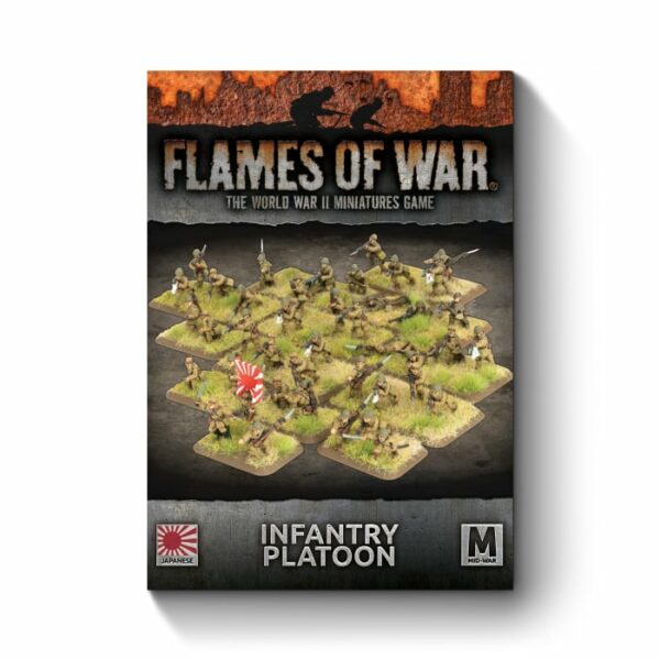 JBX10 Infantry Platoon fait partie des nouvelles sorties pour la nouvelle extension de Battlefront pour le jeu Flames of War V4,:Pacific