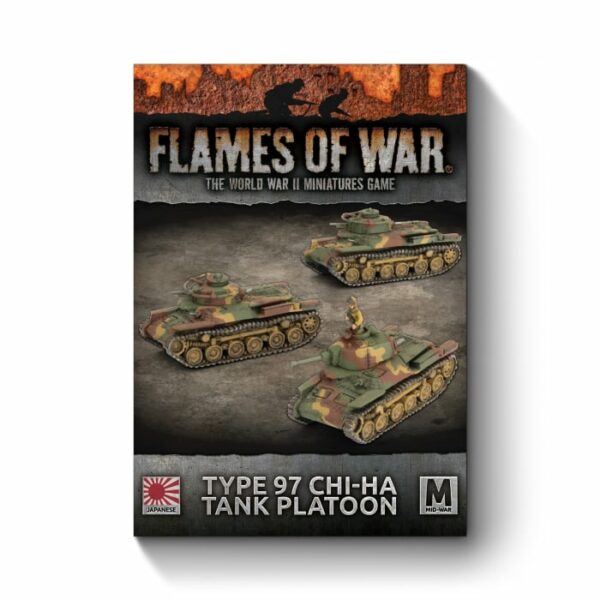 JPX17 Type 97 Chi-Ha fait partie des nouvelles sorties pour la nouvelle extension de Battlefront pour le jeu Flames of War V4 : Pacific