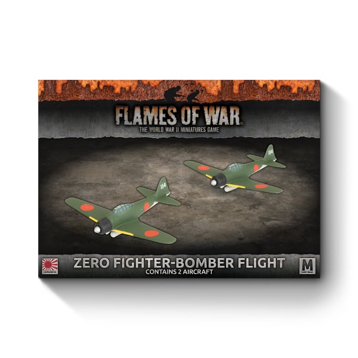 JBX18 Zero Fighter-Bomber Flight fait partie des nouvelles sorties pour la nouvelle extension de Battlefront pour le jeu Flames of War V4 : Pacific