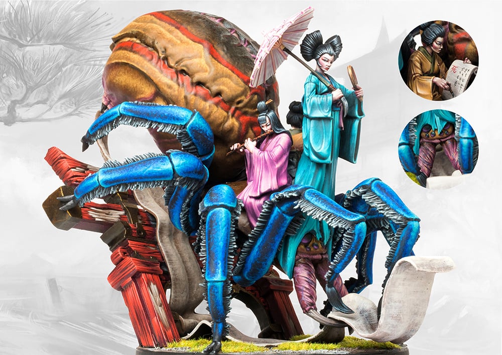 Conquest Jorogumo Mahοtsu est la nouvelle boite de Para-bellum qui accompagne la sortie de leur nouvelle armée à orientation japonaise : les Yoroni