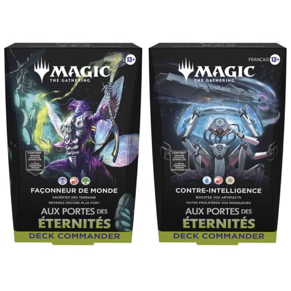 Magic Aux Portes des Eternités lot de 2 Commanders VF