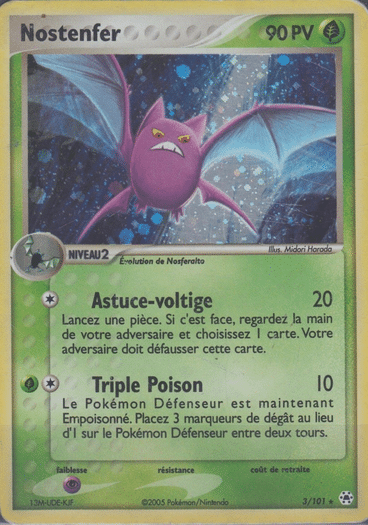 Nostenfer Reverse 03/101 Legendes oubliées est un moyen simple et original de collectionner votre série préféré. Les cartes sont protégées.