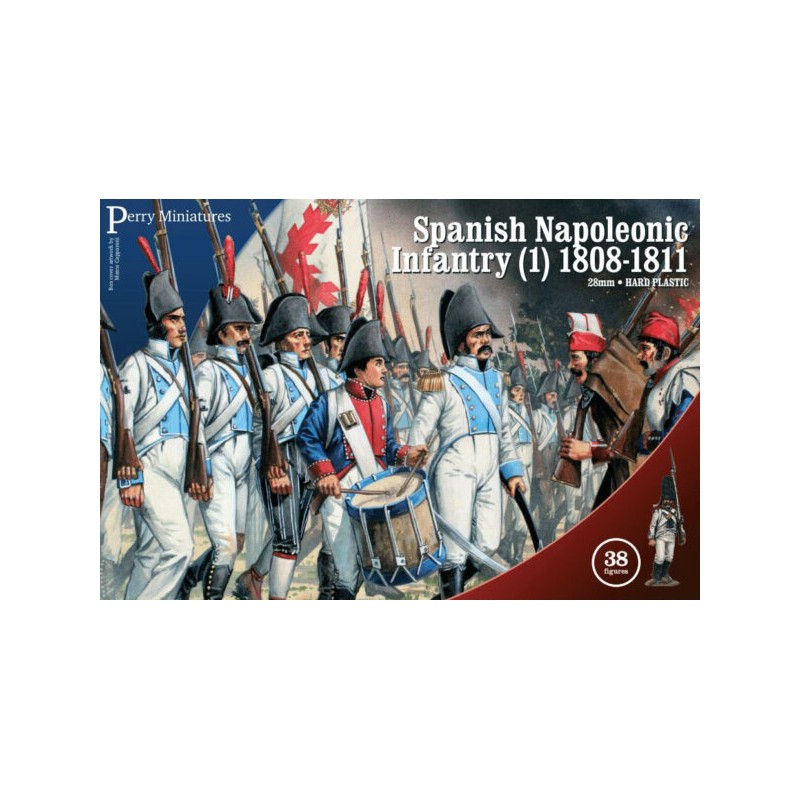 Napoleonic Spanish infantry est l'une des superbes boites d'infanterie des frères Perry pour revivre les grandes campagnes napoléonnienes