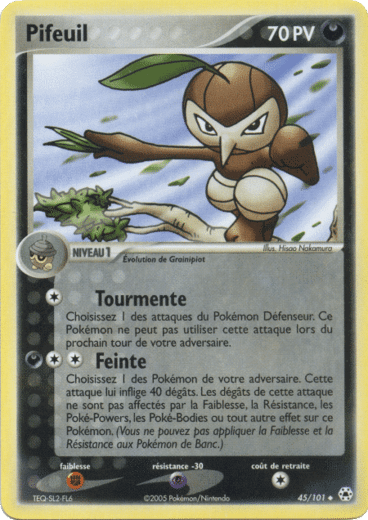 Pifeuil reverse 45/101 Legendes oubliées est un moyen simple et original de collectionner votre série préféré. Les cartes sont protégées.