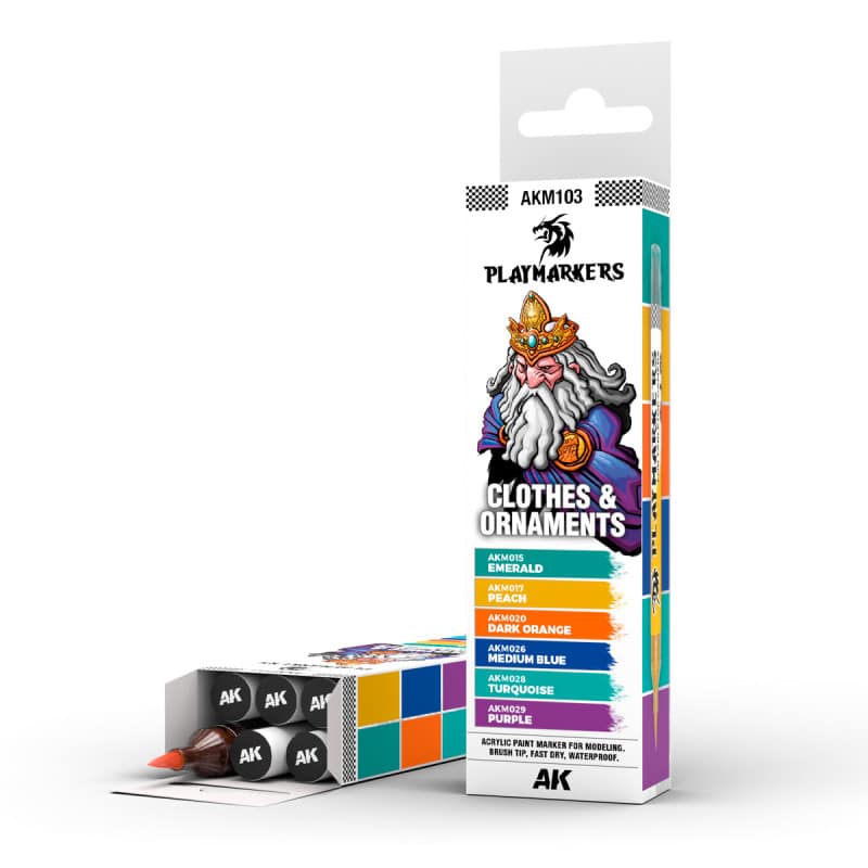 Maxireves a choisi pour vous cette série de AK 3G Playmarkers Set afin que vous puissiez découvrir la magnifique gamme de set AK 3G