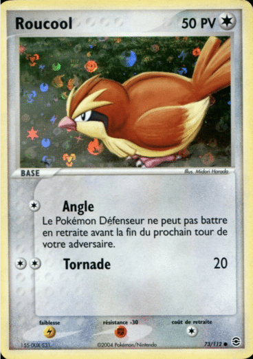 Roucool reverse 73/112 Rouge Feu Vert Feuille est un moyen simple et original de collectionner votre série préféré. Les cartes sont protégées.
