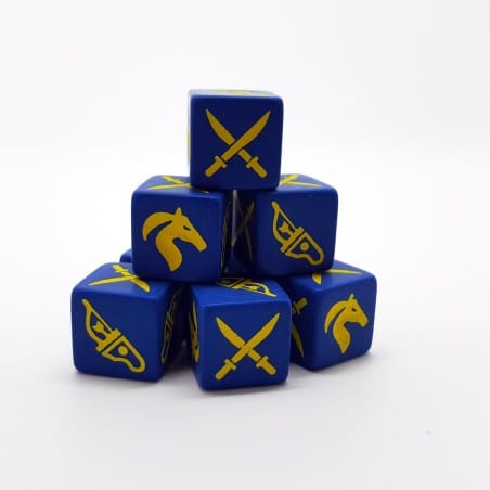 Saga - Dés de l'Est fait partie des accessoires indispensable pour pouvoir jouer a ce jeu d'escarmouche médiéval des studios tamohawk