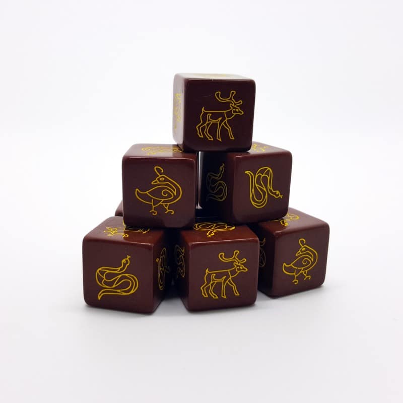 Saga - Dés Scots fait partie des accessoires indispensables pour jouer au jeu d'escarmouche Saga des studios Tamohawk